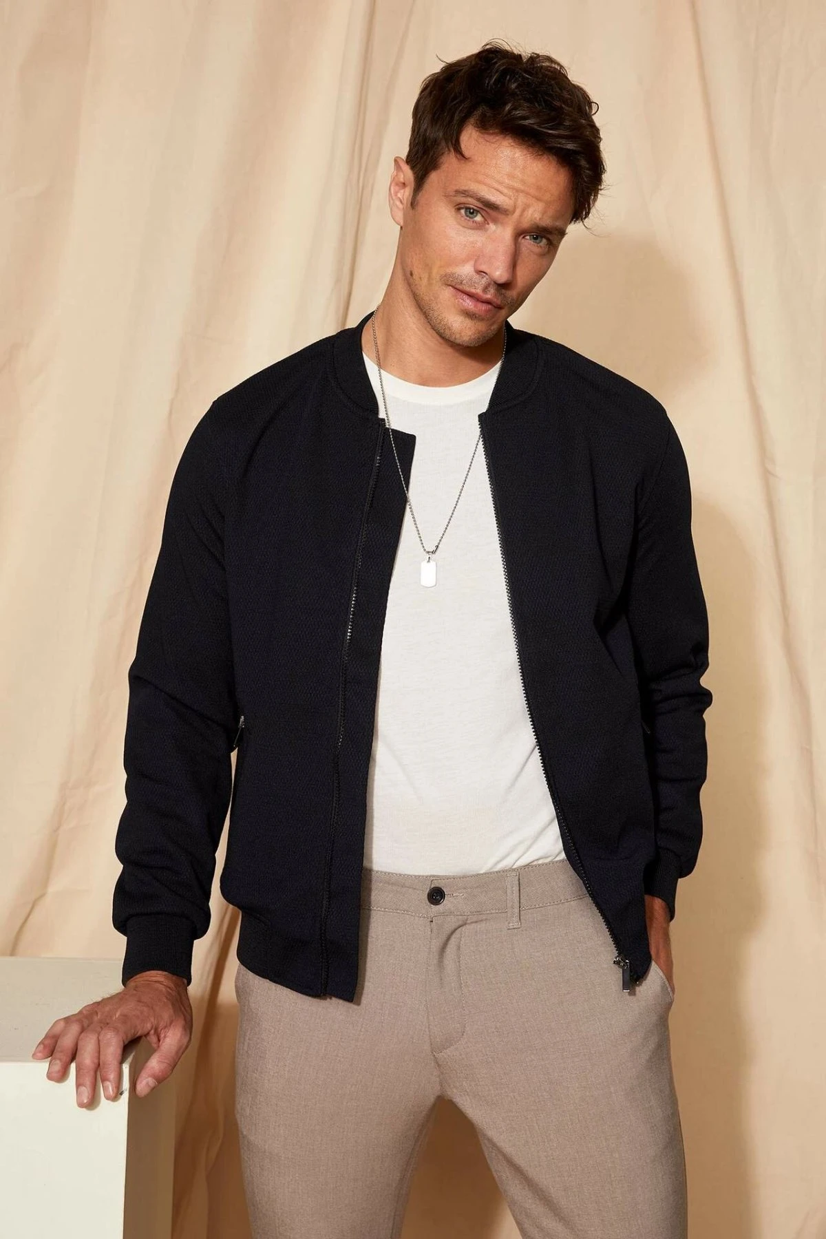 mens top coat slim fit