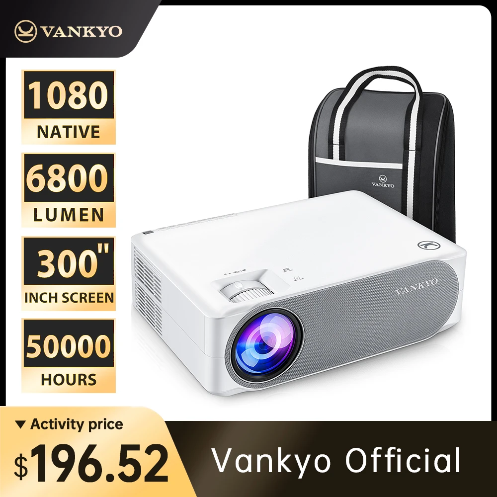 VANKYO Performance V630 Native 1080P 6800lumen Projector 300" LED