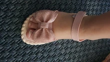 Zapatos de verano para niños, sandalias de princesa para niñas pequeñas, zapatos transpirables suaves con lazo