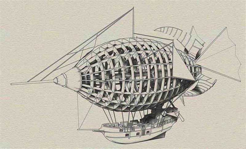 ZHL Goblin Zeppelin 600 мм 23," Мир деревянной модели комплект корабля