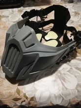 Protective-Mask Paintball-Mask Military-Games Half-Face Tactical Airsoft Iron Shooting