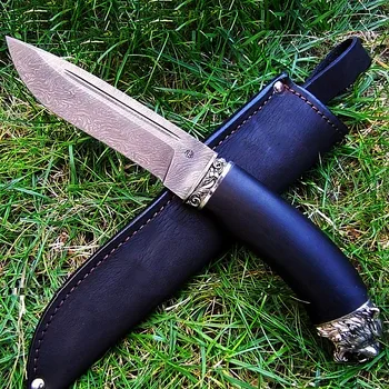 

Knife raccoon with a blade of forged steel 95x18 with a grinder and a grab on the handle