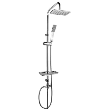 

Lemark lm8804c shower set with fixed bar height and top shower leuko "tropical rain"