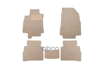 

Mats in the interior Klever premium Nissan Tiida 2004-, sed., 5 PCs. (Textiles, beige) Klever art. Klever04362122112kh