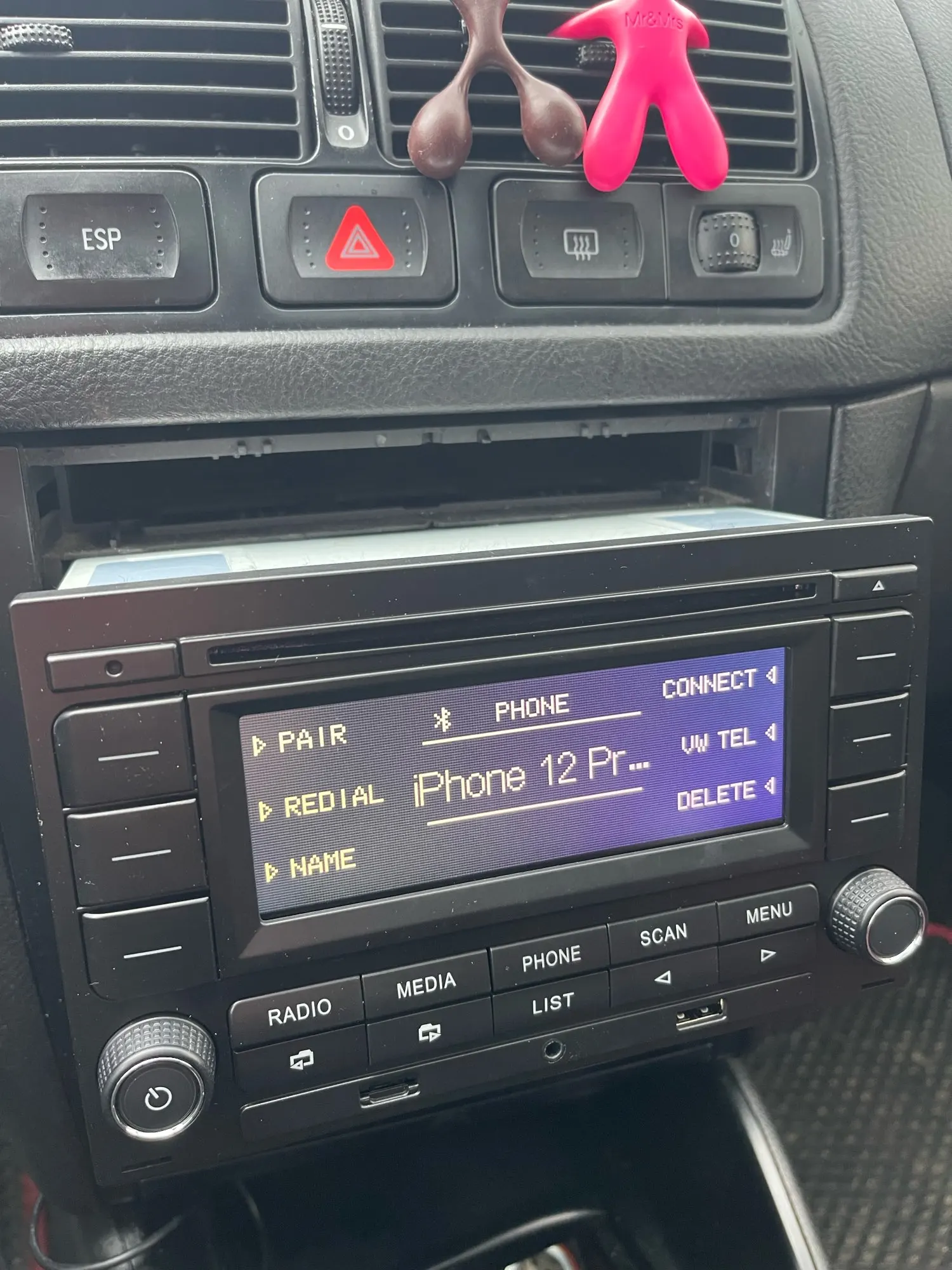 Autoradio RCN210 mit Bluetooth USB AUX CD MP3 für VW Passat B5 Golf 4 MK4  Polo