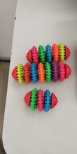 Mordedor Dental de goma para perros, cachorros y gatos, limpieza Dental de dientes, gomas de juego para masticar, herramienta de Color aleatorio para accesorios para mascotas