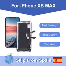 Elekworld – ensemble écran tactile LCD OLED 3D de remplacement, pour iPhone XS Max, livraison depuis l'espagne