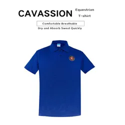 Cavassion Leasure Equestrian Cheval T-shirt Dry Absorbing Sweat Fabric Light Easy Drying Knight Equipment
