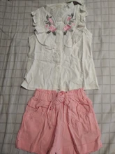Shorts Suit Clothing Floral-Flower-Sleeve Beautiful Summer-Style Kids Menoea Children