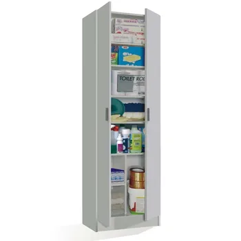 

Shoe cabinet Multi-Purpose Side Cabinet White Color, Dimensions 180x59x37 cm Bottom