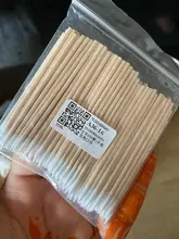 100 unids/pack hisopos de algodón, herramientas de limpieza para el iPhone Samsung Huawei puerto de carga auriculares agujero limpiador reparación My02 19 Dropship