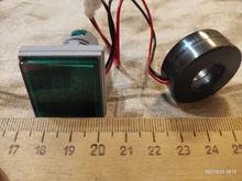 Voltímetro Digital LED cuadrado AC 50-500V 0-100A, amperímetro 110V 220V, medidor de corriente de voltaje, voltímetro, Detector de Tester de voltios para coche