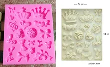 Silicone Fondant Moulds Cake-Mold Chocolate-Cake-Decoration Baking-Tool Crown Jelly Candy