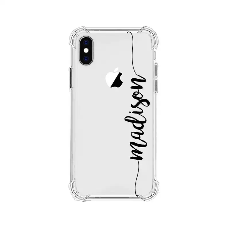 Вертикальный чехол для iPhone 8 plus 11 pro max прозрачный iphone11 телефона сделай