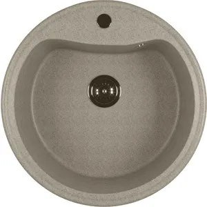 

Kitchen sink mixline ml-gm09 49 х49 gray 310 (4620031446385)