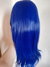 Peluca de pelo corto sintético rosa para Cosplay, para mujeres, Lolita, Amarillo, Azul, Morado, rojo, longitud media, MUMUPI