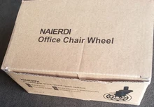 Furniture Hardware Wheels Replacement Rubber Caster Swivel Safe-Rollers Office-Chair