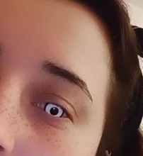 2 uds. De lentes de contacto de Color para Halloween, Cosplay de Anime, lentillas de ojos góticas, Manson de colores blanco, negro y rojo, lentes de contacto