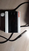 KONLEN-Detector de temperatura y humedad para el hogar, sensor con termómetro e higrómetro con pantalla digital y alarma, dispositivo wifi compatible con Tuya Smart y con aplicación para Android