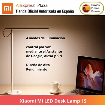 Lámpara de escritorio LED 1S, Funciona con Aliexa, Luz de lectura, Luz de mesa de oficina, portátil, Aplicación Wifi Versión Global Original