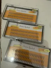 Extensiones de pestañas de extensión, 60 mechones de pelo Natural y grueso, Faux cils, Envío Gratis