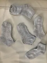 Calcetines blancos de algodón para niños y niñas, calcetín liso de verano, de 1 a 12 años, 5 par/lote, Calcetines de corte bajo primavera