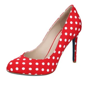 

18 KT women's pumps red fabric