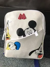 Disney Mickey Minnie ratón de dibujos animados de los niños bolsa de niño niñas Mickey Mouse Donald estampado de pato mochila de peluche de los niños las niñas bolsa