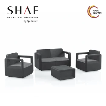

SHAF-Set Garden Venus comfort: Set garden furniture with sofa, chairs and table waterproof, includes cushions, 2 colors