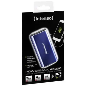 

A5200, lithium ion battery, USB, blue, micro USB, aluminum, UniversaleIntenso11.92
