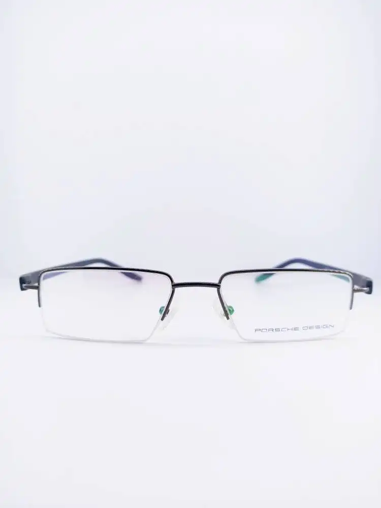 

Vintage Square glasses, Porsche design, vintage glasses Retro eyeglasses, Men glasses, eyewear, half-rimless glasses, NOS