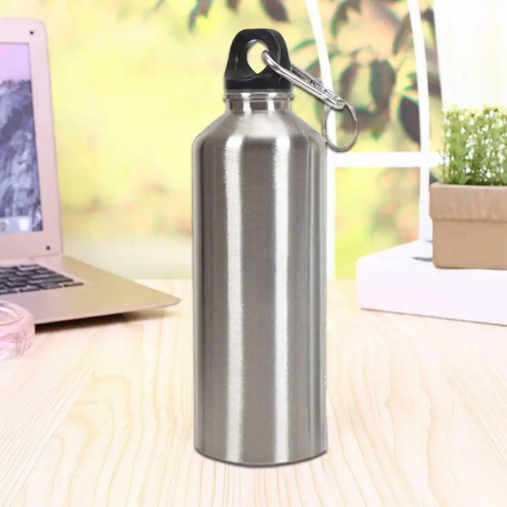 BORRACCIA IN ALLUMINIO CON MOSCHETTONE PORTATILE SPORT FITNESS ACQUA 200 мл