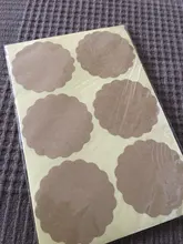 Pegatinas Vintage de marca Kraft para manualidades, sobres adhesivos hechos a mano, sello adhesivo de sello, color blanco, varios, 100 Uds.