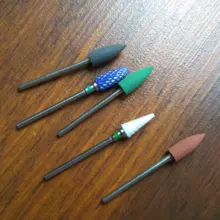 Fresas para manicura, cortadores de corindón, boquillas para uñas, accesorios para retirar esmalte de Gel