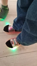 Zapatillas LED para niños y niñas, sandalias de baño para bebés, zapatos ligeros, 2020