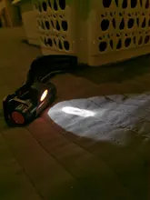 Mini Flashlight Led-Headlamp Powerful Outdoor 18650 Battery Camping COB Portable Q5 Built-In