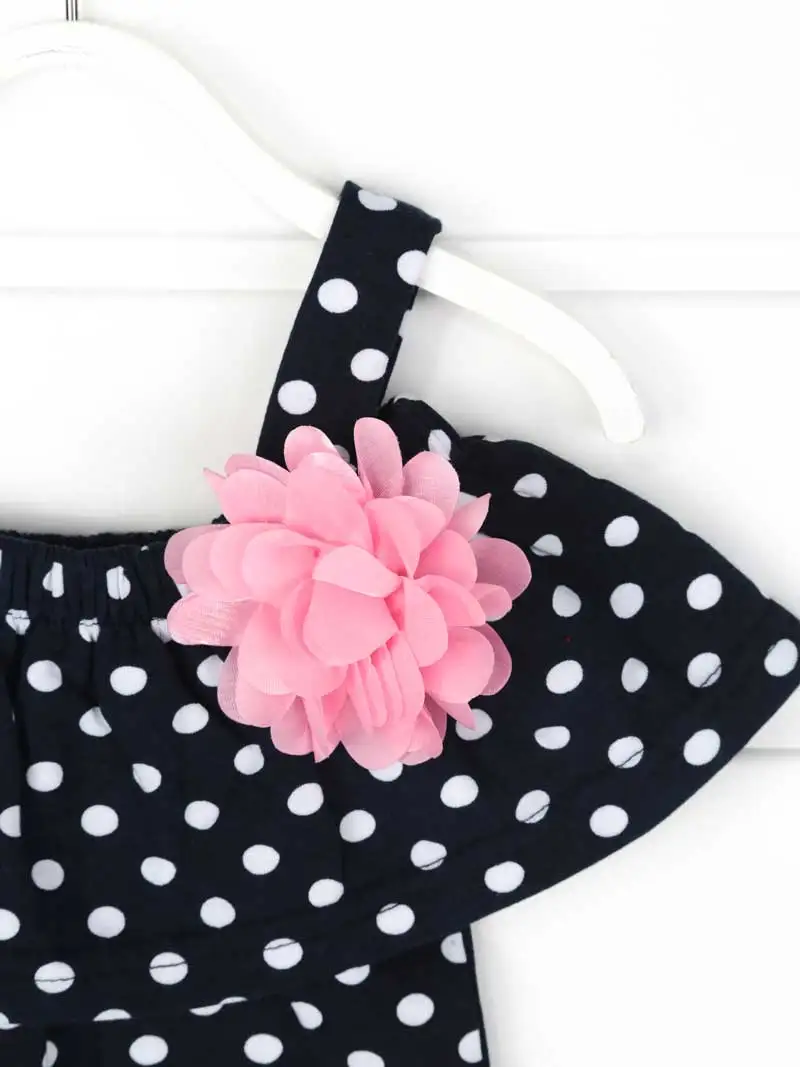 082-4081-021 Pembe Yazlık Kız Bebek Külot ve Tulum (4)