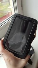 Bolso de hombro para teléfono móvil con pantalla táctil para mujer, Mini bandolera de bolsillo transparente, para tarjetas, pequeña
