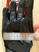 Guantes de motocicleta unisex de cuero y carbón para invierno, guantes de moto para hombre y mujer, para motocross, ATV