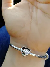 Plata de Ley 925 de un perro historia caniche Cachorro Bulldog Francés perlas encanto Fit BISAER encantos de plata 925 Pulsera Original