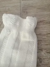 YWHUANSEN-Calcetines transpirables de encaje de algodón para niña, medias hasta la rodilla, para primavera, otoño e invierno, 1 par