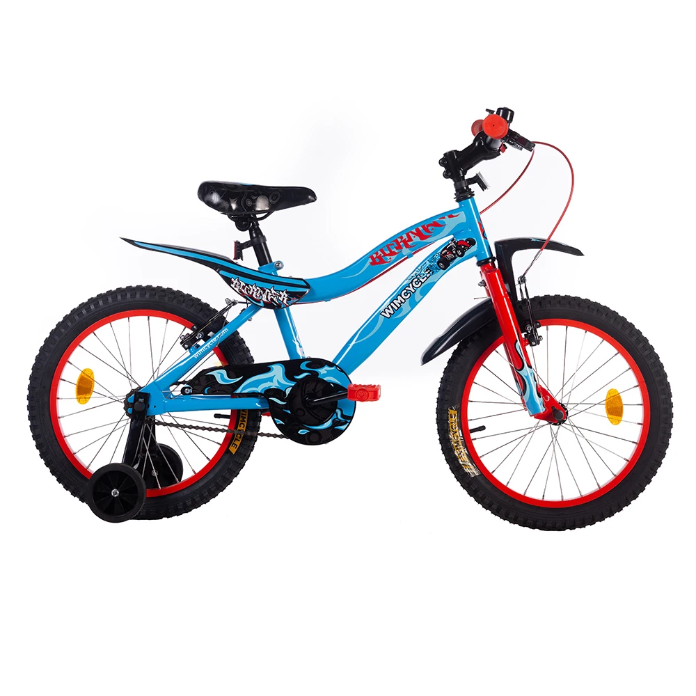 Велосипед детский с тренировочными колесами Wimcycle Burner 18&quot|Велосипед| |