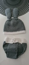 Accesorios de fotografía para recién nacido, gorro para niña y niño, gorra de punto de ganchillo, traje, ropa para recién nacido, accesorios para bebé