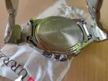 Curren-reloj para hombre, de cuarzo con cronógrafo, de pulsera, resistente al agua, deportivo, de acero inoxidable, masculino