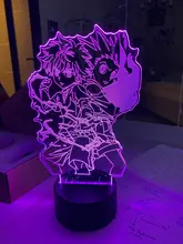 Night-Light Decor-Lighting Hxh-Lamp Gon Bedside Killua-Figure Bedroom Anime Hunter-X-Hunter