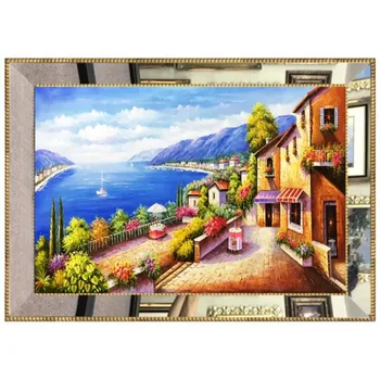 

Luxury Mirror Framed Digital Glass Canvas Painting 45 * 60 cm