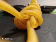 Tubo de goma de látex Natural, catapultas elásticas de 1m, banda con tubos para caza, Camping, tirachinas, herramienta de arco