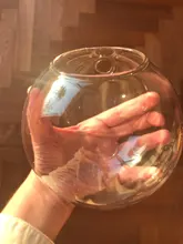 Transparent Glass Vase Flower-Pot Potted-Plant Wall-Hanging Terrarium-Fish-Tanks Hydroponic