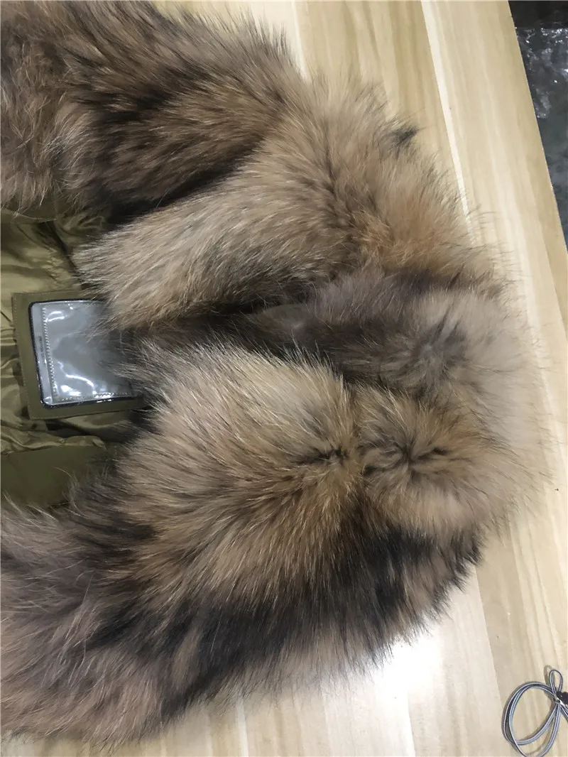 KoHuiJoo женские пальто с натуральным лисьим мехом зимние Роскошные куртки с меховым воротником пуховики с большим отворотом с капюшоном теплые парки с белым утиным пухом