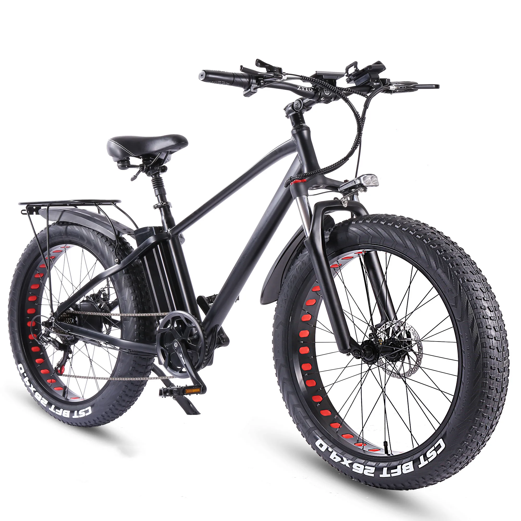 CMACEWHEEL KS26 E-bike 750W 48V 24Ah Tesla Battery Electric Bike Bicycle CST 26*4.0 Tyre Foldable 26inch
